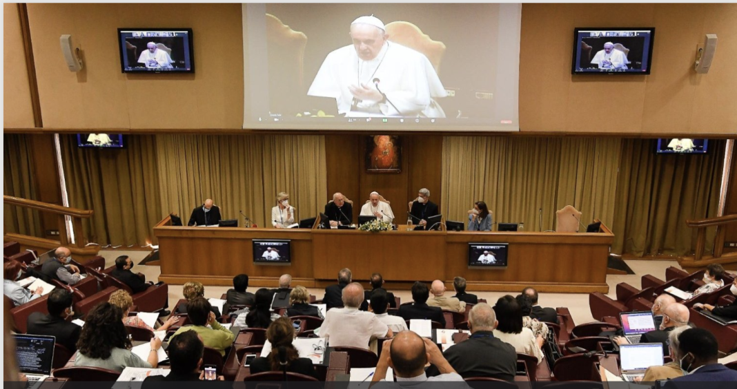 Pope meets with associations of faithful in 2021 (Photo by Vatican News)
